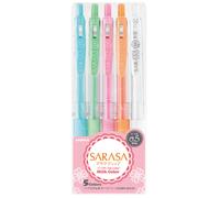 ZEBRA BOLIGRAFO ZEBRA SARASA GEL CLIP 0 5 MILK 5 COLORES SURTIDOS SARASA 5x1x15 Cms.