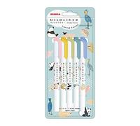 Zebra Juego de lápices fluorescentes Mildliner de 5 colores, animales [importación paralela] (importación japonesa) (animal B)