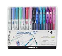 Zebra Pen MILDLINER - Juego de marcadores de doble punta, bolígrafos de gel y resaltadores pastel, multipaquete, marcadores e resaltadores de punta ancha y fina, bolígrafos de doble extremo, colores