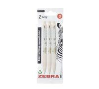Zebra Pen Z-Grip Smooth Glam Pink Marble - Paquete de 3