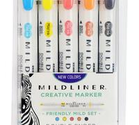 ZEBRA ROTULADOR MILDLINER DOBLE PUNTA FRIENDLY 5 COLORES SURTIDOS MILDLINER 146x60x19 Cms.