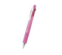Zebra Sarasa 4 + S - Bolígrafo multifunción de tinta negra, roja, azul, verde, 0,5 mm, portaminas, color rosa