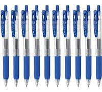 Zebra Sarasa Bolígrafo de Gel con Clip 0.5 mm (Azul, 10 Unid.)
