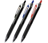 Zebra sarasa dry - Bolígrafos de gel de 0,7 mm, color de tinta (negro, azul y rojo), paquete de 3