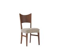 Zebra Textil Estoralis Orion - Funda Elástica para Asiento de Silla, tamaño estándar (hasta 45x45 cm.), Color Crudo