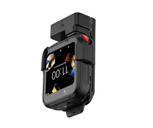 Zebra WS301, ordenador móvil Android, pantalla AMOLED de 2, cámaras de 13MP/5MP, Wi-Fi 6, Bluetooth 5.3, NFC, Push-to-Talk, IP65, negro, soporte con clip