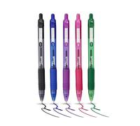 Zebra Z-Grip Smooth retráctil Bolígrafo - colores surtidos (paquete de 5)