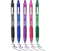 Zebra Z-Grip Smooth retráctil Bolígrafo - colores surtidos (paquete de 5)