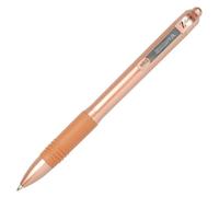 Zebra Z Grip Smooth Rose Gold - Bolígrafo retráctil (12 unidades), color negro