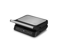 ZEEGMA Parrilla Eléctrica de Contacto GRILL CHEF 3.0 - 2000 W, 5 Programas, Placas Antiadherentes Extraíbles, Lavavajillas, Control de Temperatura y Temporizador, Doble Calentamiento