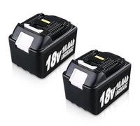 ZEERISA Paquete de 2 BL1860B18V 10.0 Ah de litio de repuesto para batería | BL1860 BL1850B BL1840B BL1830B BL1820 BL1815B Compatible con herramientas eléctricas inalámbricas Makita