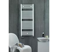 Zehnder Aura PBN-080-050 Radiador Toallero Blanco 775x500 mm | 300W | Agua/Mixto | Diseño Compacto para Baño | Secado Rápido y Alta Eficiencia