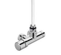 Zehnder - Racor de esquina de 1 punto SET M, 1/2, con cabezal de control a la izquierda, entrada a la derecha, distancia 50 mm, blanco 839021
