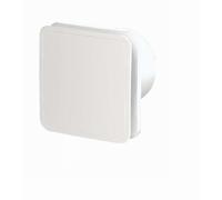Zehnder Samika - Ventilador de pared, techo y ventana de 100 mm con función HumidiSmart y TimerSmart ZLE100HT