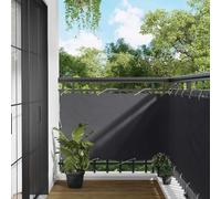 Zeiquah Parasol para balcón de 90 x 200 cm, resistente a los rayos UV, resistente a la intemperie, para balcón y terraza, con ojales de aluminio, poliéster duradero, fácil montaje, diseño elegante