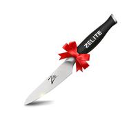 Zelite Cuchillo Cocina para Pelar, Cuchillo de Chef de Acero Inoxidable para Cocinar, Dimensiones de 10,2 cm, para usarlo en Casa y Restaurantes, Cuchillos Cocina Profesionales Muy Afilados