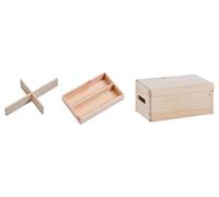 Zeller 13325 - Caja, Madera, Natural, 30 x 20 cm, Madera, 30 x 20 x 14 cm