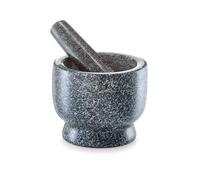 Zeller 24500 - Juego de mortero y pilón, ø12 cm, altura 10 cm, color granito antracita