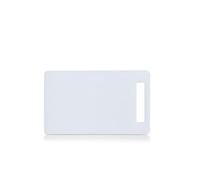 Zeller 26051 Tabla para Cortar, Plástico, Blanco, 24.8x14.8x3 cm, 2 Unidades