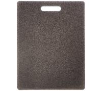 Zeller 26057 Tabla para Cortar, Plástico, Gris, 36.5x27.5x3 cm