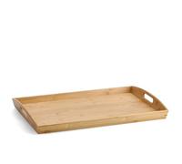 Zeller Bamboo - Bandeja, 58 x 38 x 6 centímetros, bambú, Color marrón