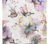 Zelten 2 Capas 20 Servilletas de Color Para la Fiesta de Té de Bodas (Mariposa Morada, 1 Pack)