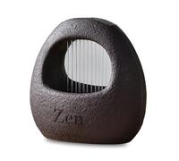 Zen Light SCFR22-B2 - Fuente de Cortina de Lluvia Luminosa Colorida, decoración de Ambiente Zen Relajante, Fuente de Mesa Decorativa, Idea de Regalo insólito, Altura 23 cm