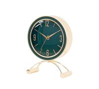 ZengL263NgS Reloj de Escritorio Relojes de Escritorio Sencillos, Modernos, for Sala Estar, hogar, Reloj Mesa Decorativo, silencioso(Green)