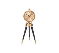 ZengL263NgS Reloj de Escritorio Relojes de Mesa Lujo diseño Vintage, Accesorios Modernos Estilo nórdico for Sala Estar, Reloj Escritorio, decoración del hogar(Gold)