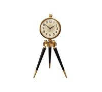 ZengL263NgS Reloj de Escritorio Relojes de Mesa Lujo diseño Vintage, Accesorios Modernos Estilo nórdico for Sala Estar, Reloj Escritorio, decoración del hogar(Blanco)