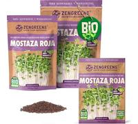 ZenGreens® Semillas de mostaza roja eco - 200g o 500g
