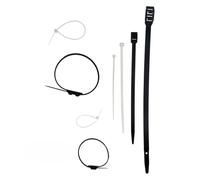 Zenitech 50 bridas 10x2,5-98+10x3,6-140+20x6-175+10x9-260 Blanco y negro