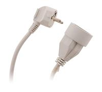 Zenitech - Alargador 16A 2P+T HO5VV-F 3G1.5mm² Blanco 5m