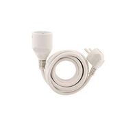 Zenitech - Alargador 16A 2P+T HO5VV-F 3G1.5mm² Blanco 5m