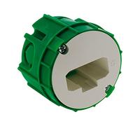 Zenitech - Caja D plique Paredes Macizas Ø54mm - Compatibilidad Universal para Paredes Macizas y Placo - Instalación Fácil y Durable - Certificada CE - Verde - Ø54mm
