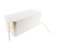 Zenitech - Caja de Almacenamiento para Regletas - Cubierta Resistente para Regletas - Optimización de Conexiones Eléctricas - Plástico Duradero - Longitud 30 cm - Blanca