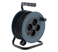 Zenitech - Carrete doméstico 15m 3G1 mm² - Gris