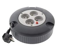 Zenitech - Carrete HO5VV-F 4 tomas 3G1.5 4m + disyuntor