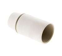Zenitech - Casquillo E14 Termoplástico Liso - Base E14 para Lámparas - Tensión Máx 250V - Intensidad Máx 2A - Adecuada para Interior - Blanco