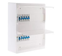 Zenitech - Cuadro eléctrico equipado 26 módulos - T1/T2 - 8 disyuntores