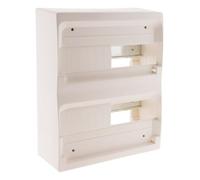 Zenitech Cuadro eléctrico para equipar 26 módulos 2 líneas | Caja de 26 módulos blanco para equipar + accesorios; dimensiones, capacidad o índice de protección según la referencia