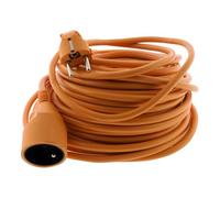 Zenitech - Extensión de jardín 16A HO5VV-F 3G1.5 2P+Tierra 25m - Naranja