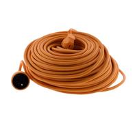 Zenitech - Extensión de jardín 16A HO5VV-F 3G1.5 2P+Tierra 50m - Naranja