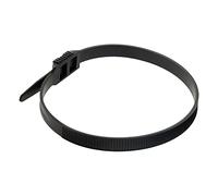 Zenitech - Lote de 25 Bridas de Cables 9x260mm - Plástico Resistente - Negro - Instalación Rápida, Fijación de Cables y Tubos - Compatible con Diversos Grosores de Haz