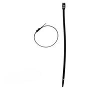 Zenitech - Pack de 100 Bridas de Cable 9x350mm - Plástico Duradero - Compatibilidad Proyectos Eléctricos, Instalación Rápida, Larga Duración - Solución Económica, Manipulación Fácil - Negro