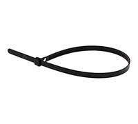 Zenitech - Pack de 50 Bridas Reutilizables 7,6 x 250 mm - Negro - Plástico Resistente - Gatillo Integrado para Retiro Fácil - Reducción de Residuos - Ideal para Bricolaje y Organización de Cables