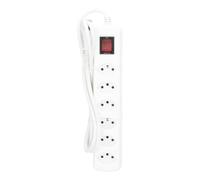 Zenitech - Regleta Suiza (6 x T13, 1,5 m), Color Blanco
