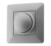 Zenitech - Regulador Rotativo LED 16A - Titanio - Diseño Moderno - Acabado Mate - Compatible con Todo Tipo de Bombillas y Cajas de Empotrar - 3 Botones: Subida, Stop, Bajada - Alto Rendimiento