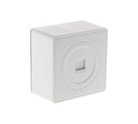 Zenitech - Toma telefónica RJ45 de superficie blanca - Gama Vulco