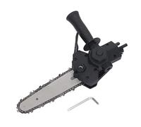 ZenithAur Kit de cabezal de conversión de adaptador de sierra perforadora con placa guía de 6 pulgadas, accesorio de motosierra para taladro, se adapta a portabrocas de 3 mordazas